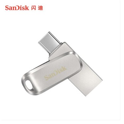 闪迪/SanDisk 256GB U盘/存储卡 Type-c USB3.2 手机U盘 DDC4 读速400MB/s 安全加密 全金属双接口优盘 手机平板电脑通用